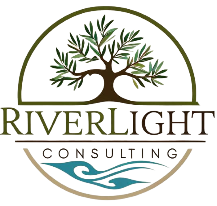 Harmonious Logo with Olive and Beige Contrast v2